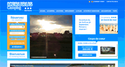 Desktop Screenshot of camping-kerurus.com